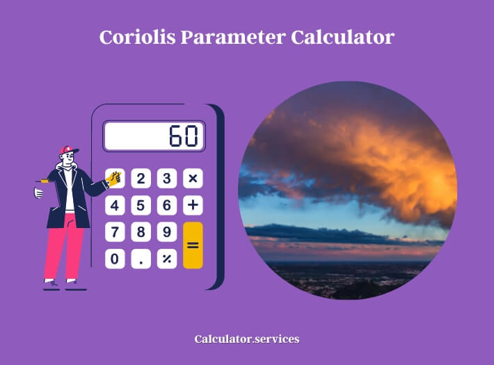 coriolis parameter calculator