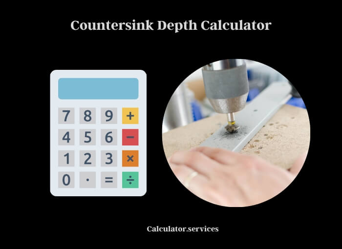 countersink depth calculator