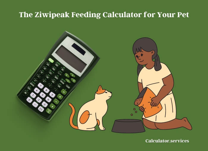 the ziwipeak feeding calculator for your pet