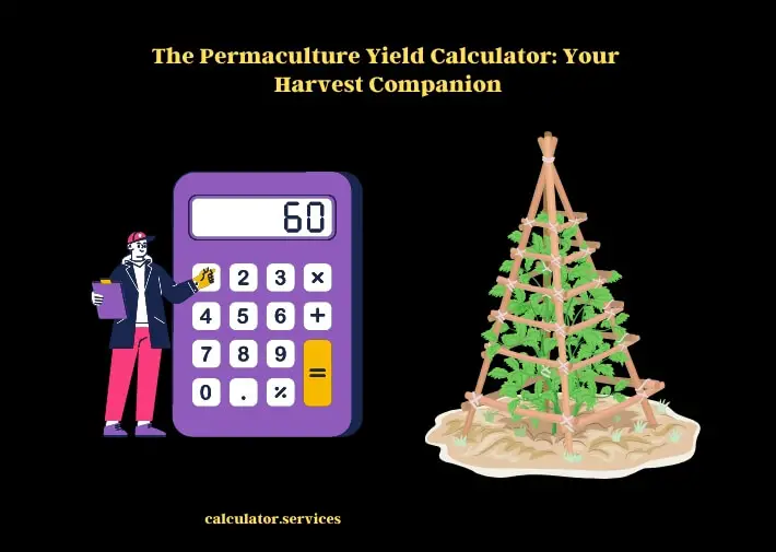 the permaculture yield calculator your harvest companion