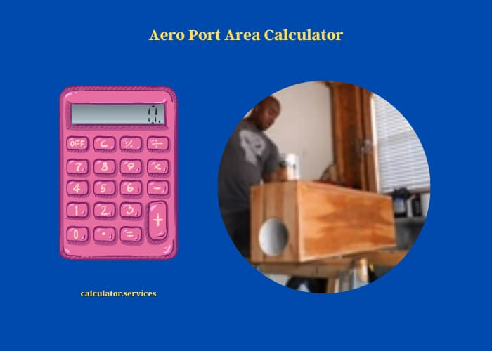 aero port area calculator