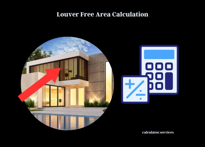 louver free area calculation
