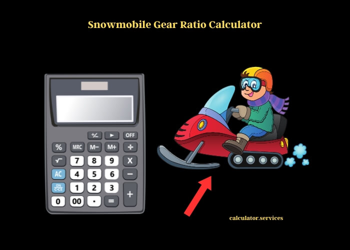 snowmobile gear ratio calculator