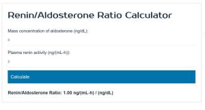 Aldosterone-Renin Ratio Calculator: A Deep Insight into Its Medical ...