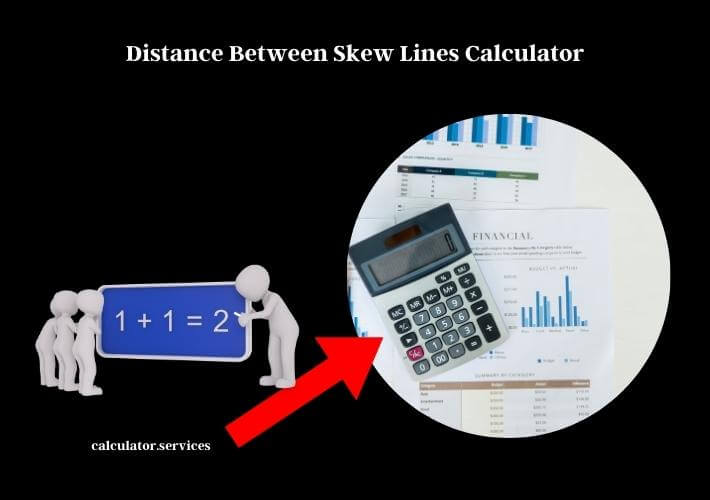 distance between skew lines calculator