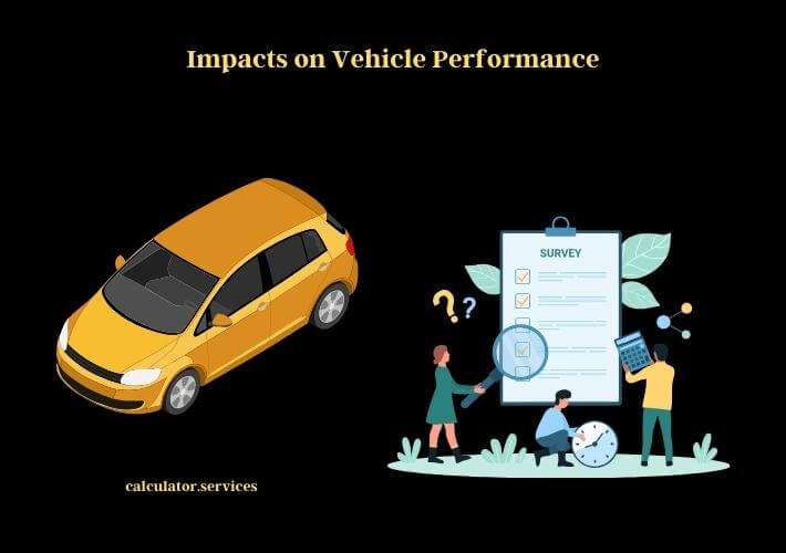 impacts on vehicle performance
