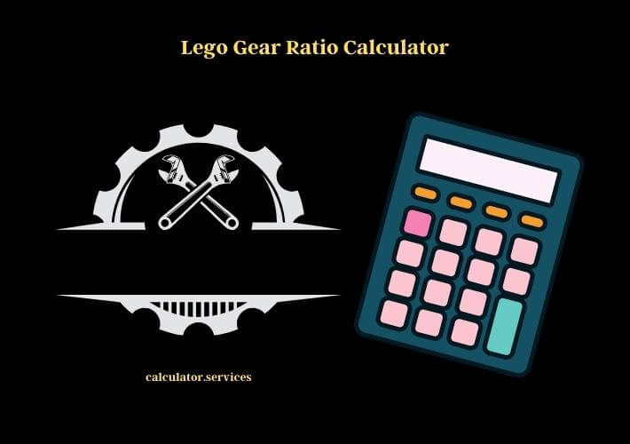 lego gear ratio calculator
