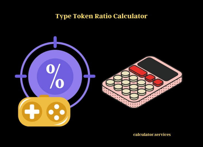 type token ratio calculator