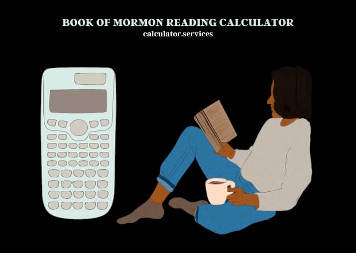 book of mormon reading calculator