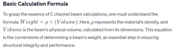 calculation formula explained