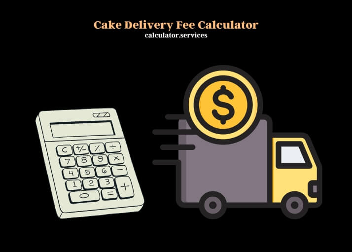 cake delivery fee calculator